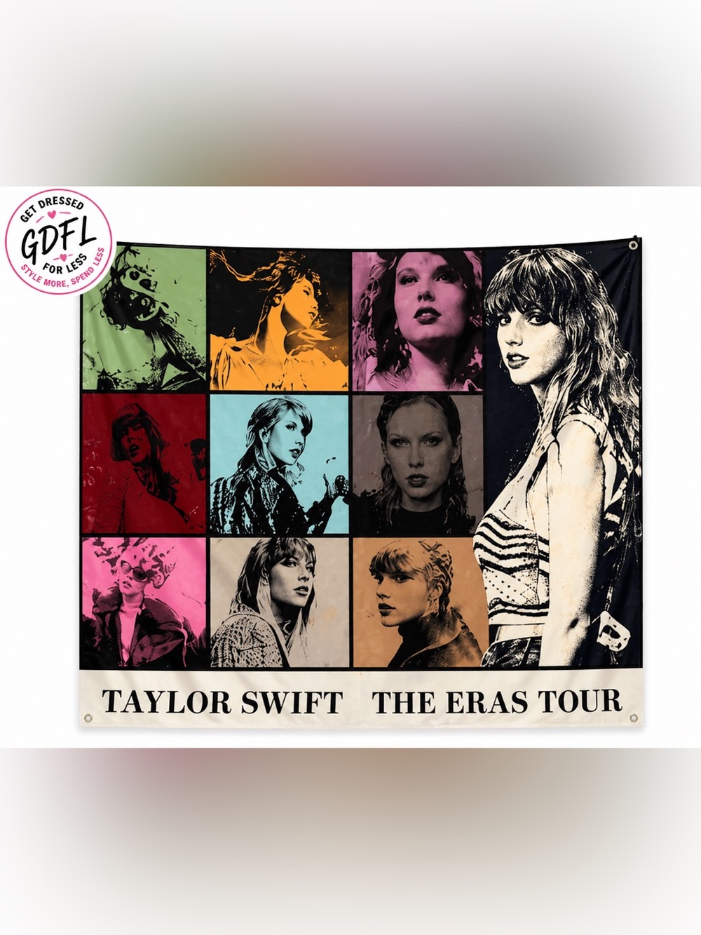 Taylor Swift Eras Tour Tapestry Wall Hanging 40x30 Fabric Poster Room Decor
